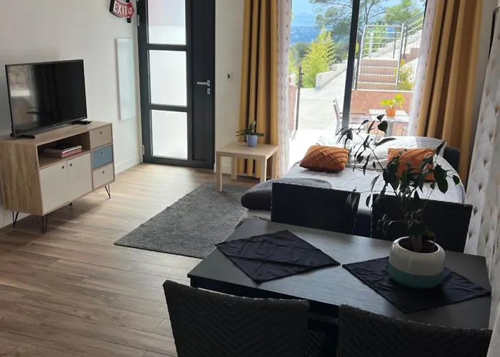 Daire Domaine Baccia Donna - Jacuzzi Chauffe, Climatisation, Parking Prive - Nice Monaco